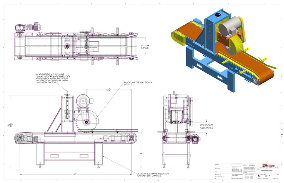 Drycast Saw System