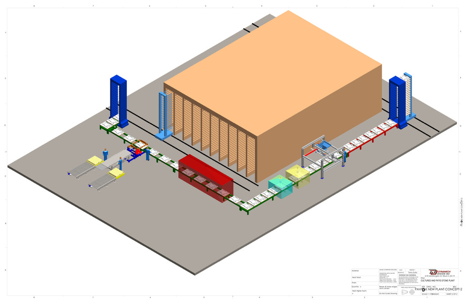 wetcast plant layout