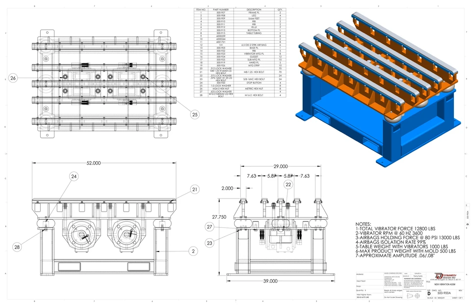 Machinery Design For Drycast