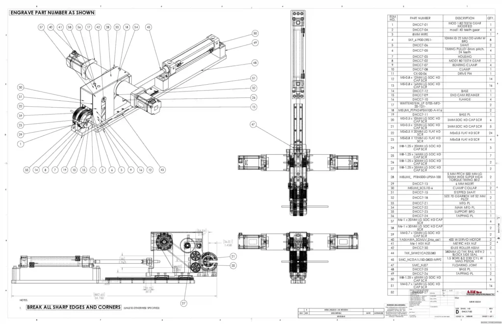 CENTER WIRE CLAMP AND ROTATOR