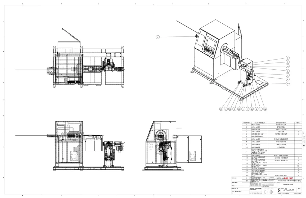 AFC WIRE CHAMFERING MACHINE